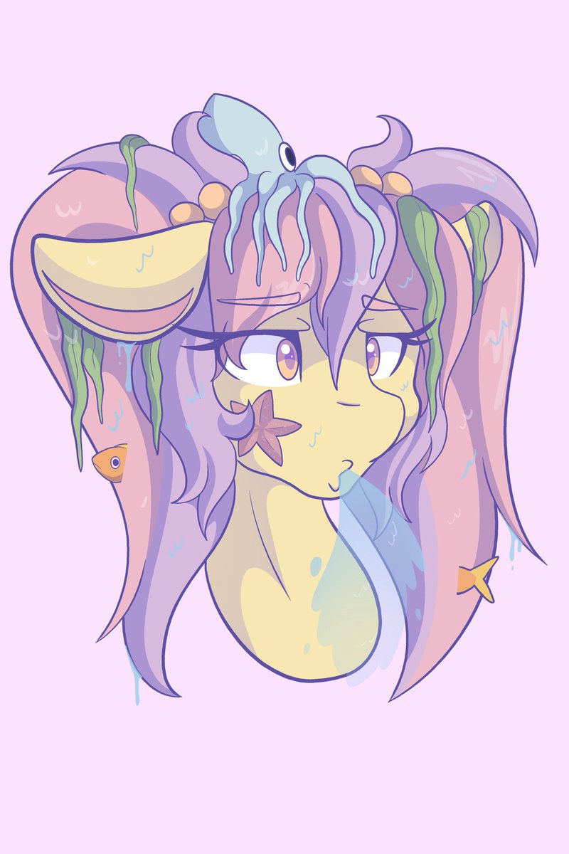 June rewards for <a href="/AmberPhoenix33/">AmberPhoenix</a> 💛💜🤍

I always love drawing daisy! 
#mlp #mlpoc #mlpocart