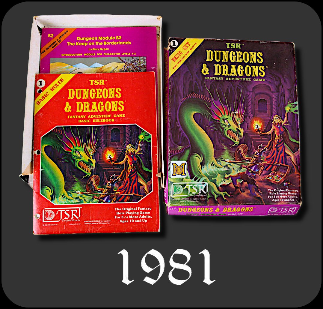 1981 was the year 💘

Dukes of Hazzard was my show
Def Leppard was my band
D&amp;D (Moldvay) was my game