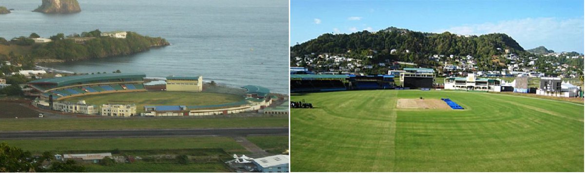 Test cricket's 78th venue was the picturesque &amp; scenic Arnos Vale ground in St Vincent, as WI hosted 🇱🇰 there, in the 2nd Test, #OnThisDay, in 1997

🇱🇰 reduced WI to 5-3 on the 1st morning

But a <a href="/BrianLara/">Brian Lara</a> 💯 in the 2nd innings gave WI the draw needed to win the series 1-0