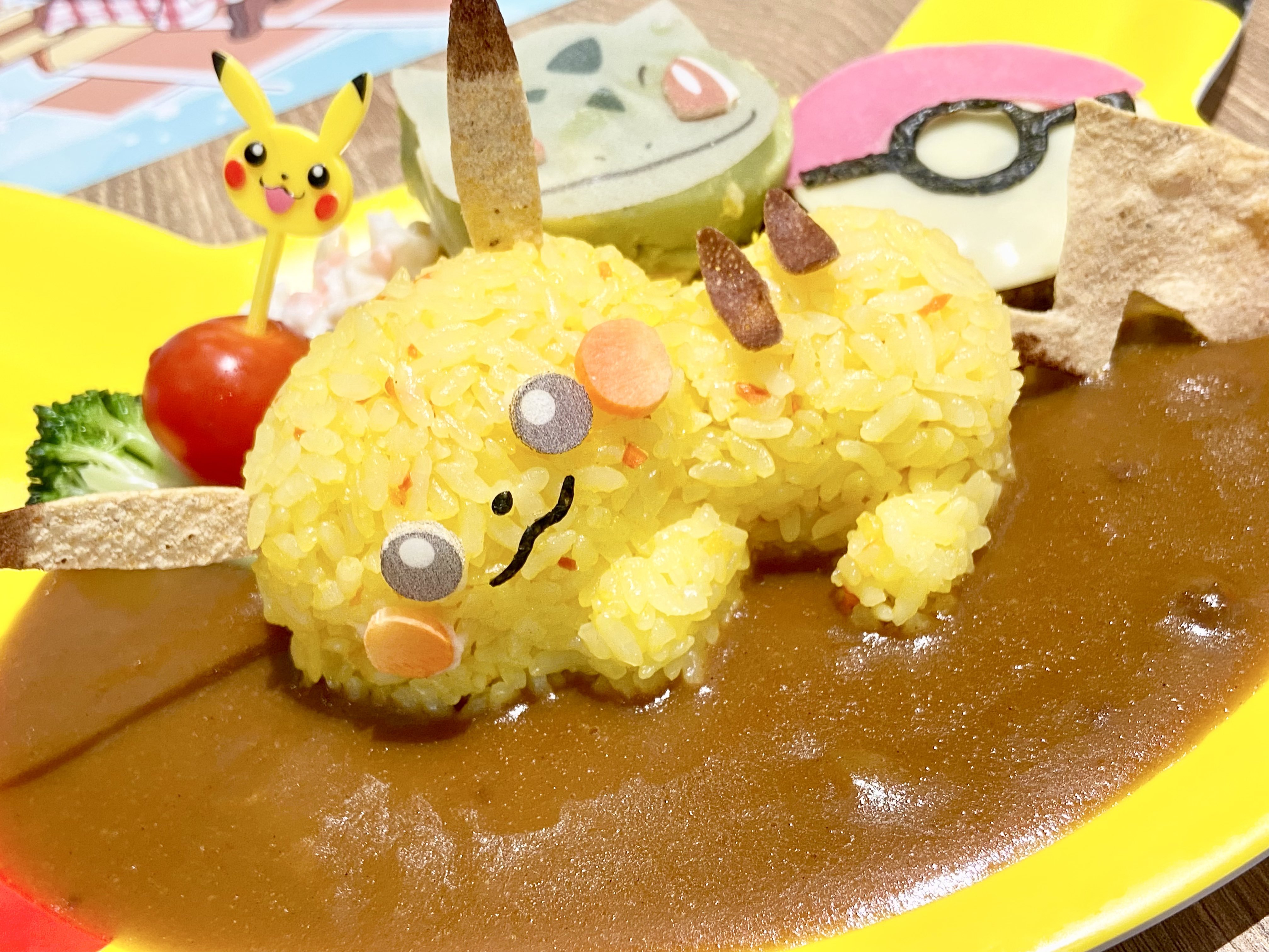 ポケモンカフェ　カフェ風プレートぬいぐるみ　ピカチュウ　ポケモンセンター　カレー ヒノッチ on X: 