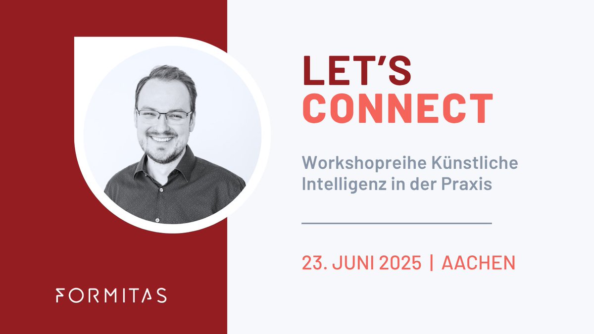 Unser Partner <a href="/digitalHUBac/">digitalHUBaachen</a> veranstaltet eine mehrteilige Workshopreihe zum Thema KI in der Praxis: "Künstliche Intelligenz im Unternehmensalltag“. Wir freuen uns auf den Austausch mit anderen Unternehmen aus der Region. 

 aachen.digital/event/workshop… 

#KIimBau #letsconnect