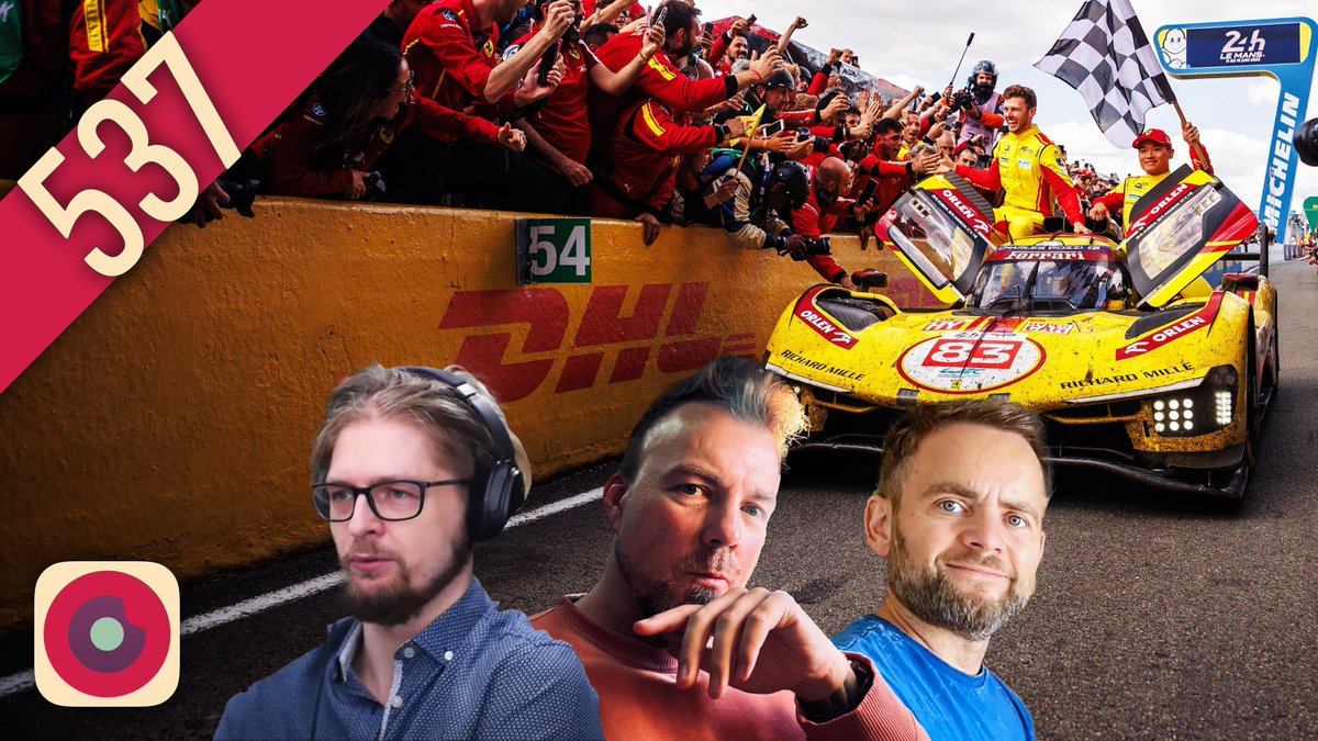 Wojtek Pietrusiewicz (@morid1n) on Twitter photo Za godzinę o 9:00 będę opowiadał o tym jak było na 24h wyścigu Le Mans, którego Kubica wygrał. Będzie też o wymianie SSD w Mac Mini na 2 TB za 1000 zł.
537: Kubica wygrał 24h Le Mans, a Michał wymienił SSD w Mac Mini M4!
youtube.com/live/UyfQZs3RJ…
@msliwinski <a href="/thomas_voland/">Voland • 🇹🇭 •</a> Za godzinę o 9:00 będę opowiadał o tym jak było na 24h wyścigu Le Mans, którego Kubica wygrał. Będzie też o wymianie SSD w Mac Mini na 2 TB za 1000 zł.
537: Kubica wygrał 24h Le Mans, a Michał wymienił SSD w Mac Mini M4!
youtube.com/live/UyfQZs3RJ…
@msliwinski <a href="/thomas_voland/">Voland • 🇹🇭 •</a>