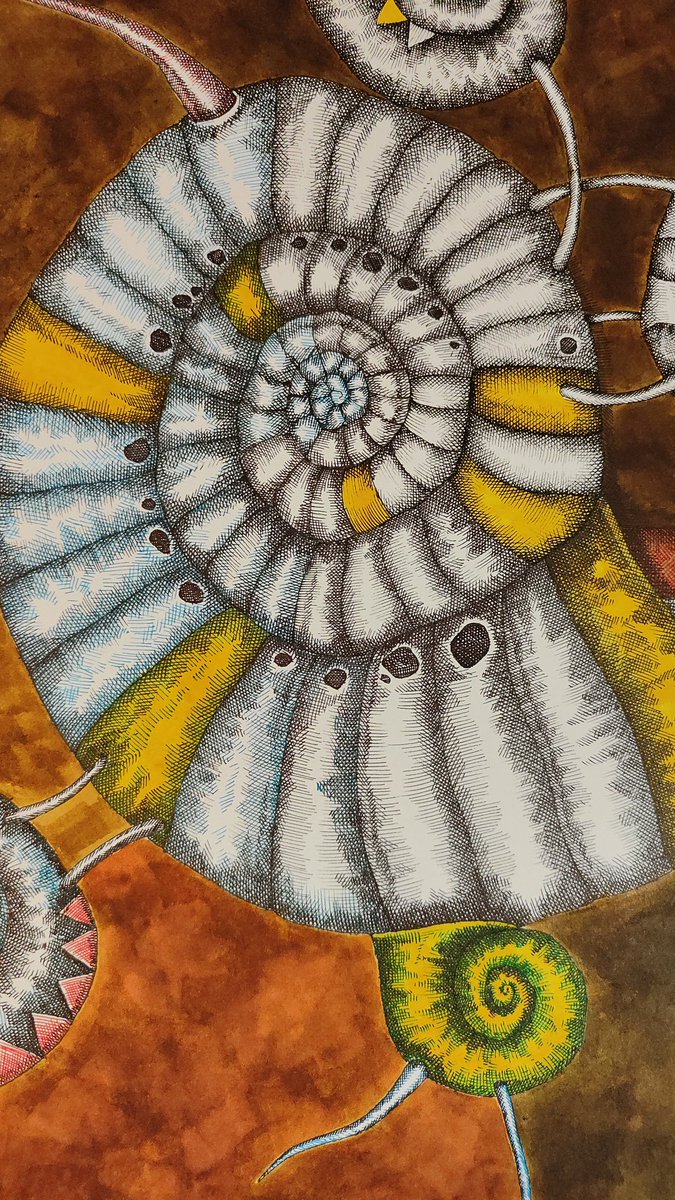 Spiral
#art #spiral #drawing #painting #dessin #ink #artists #detail #fossil