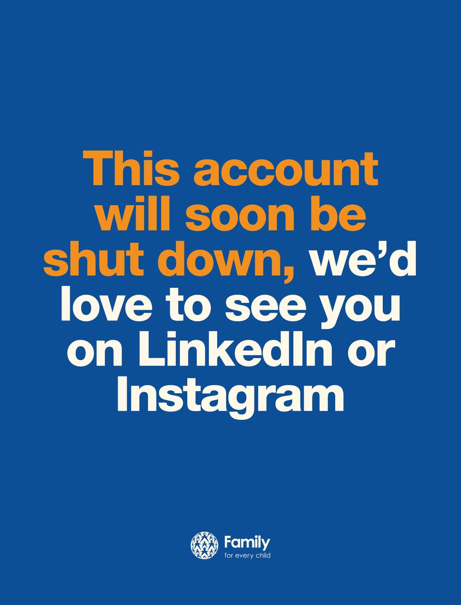 It's almost time to go – we've decided to leave X. But come with us? 

🖇️ LinkedIn: buff.ly/3Mtrrl0 
📷 Instagram: buff.ly/bvMCzdK 
📘 Facebook: buff.ly/PTOP9YH