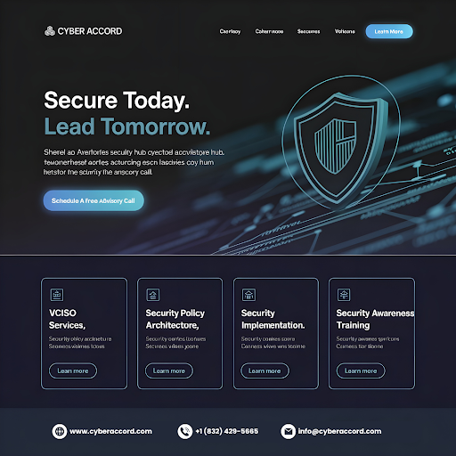 Your startup deserves enterprise-grade cyber protection.
 Cyber Accord = Your fractional CISO + full-stack security partner.
📊 Policy | 🛡️ Controls | 👨‍💻 Team training
 📅 Book your free advisory call: cyberaccord.com
#vCISO #CyberSecurity