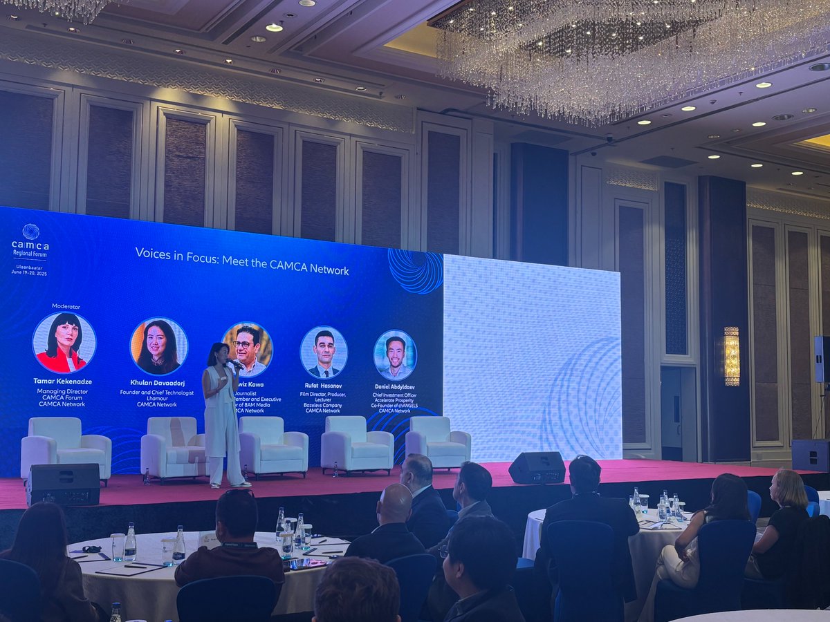 CAMCARegionalForum (@camcaforum) on Twitter photo “Voices in Focus” fts talented regional trailblazers from the #CAMCAnetwork! Pleased to hear inspiring stories of <a href="/hulancka/">Khulan Davaadorj</a>, successful entrepreneur; <a href="/parwizkawa/">Parwiz Kawa</a>, leading journalist; <a href="/AuteurCat/">Ru Hasanov</a>, award-winning filmmaker; & <a href="/whodabest/">Daniel Abdyldaev </a>, angel investor; moderated by <a href="/TamarKekenadze/">Tamar Kekenadze</a>. “Voices in Focus” fts talented regional trailblazers from the #CAMCAnetwork! Pleased to hear inspiring stories of <a href="/hulancka/">Khulan Davaadorj</a>, successful entrepreneur; <a href="/parwizkawa/">Parwiz Kawa</a>, leading journalist; <a href="/AuteurCat/">Ru Hasanov</a>, award-winning filmmaker; & <a href="/whodabest/">Daniel Abdyldaev </a>, angel investor; moderated by <a href="/TamarKekenadze/">Tamar Kekenadze</a>.