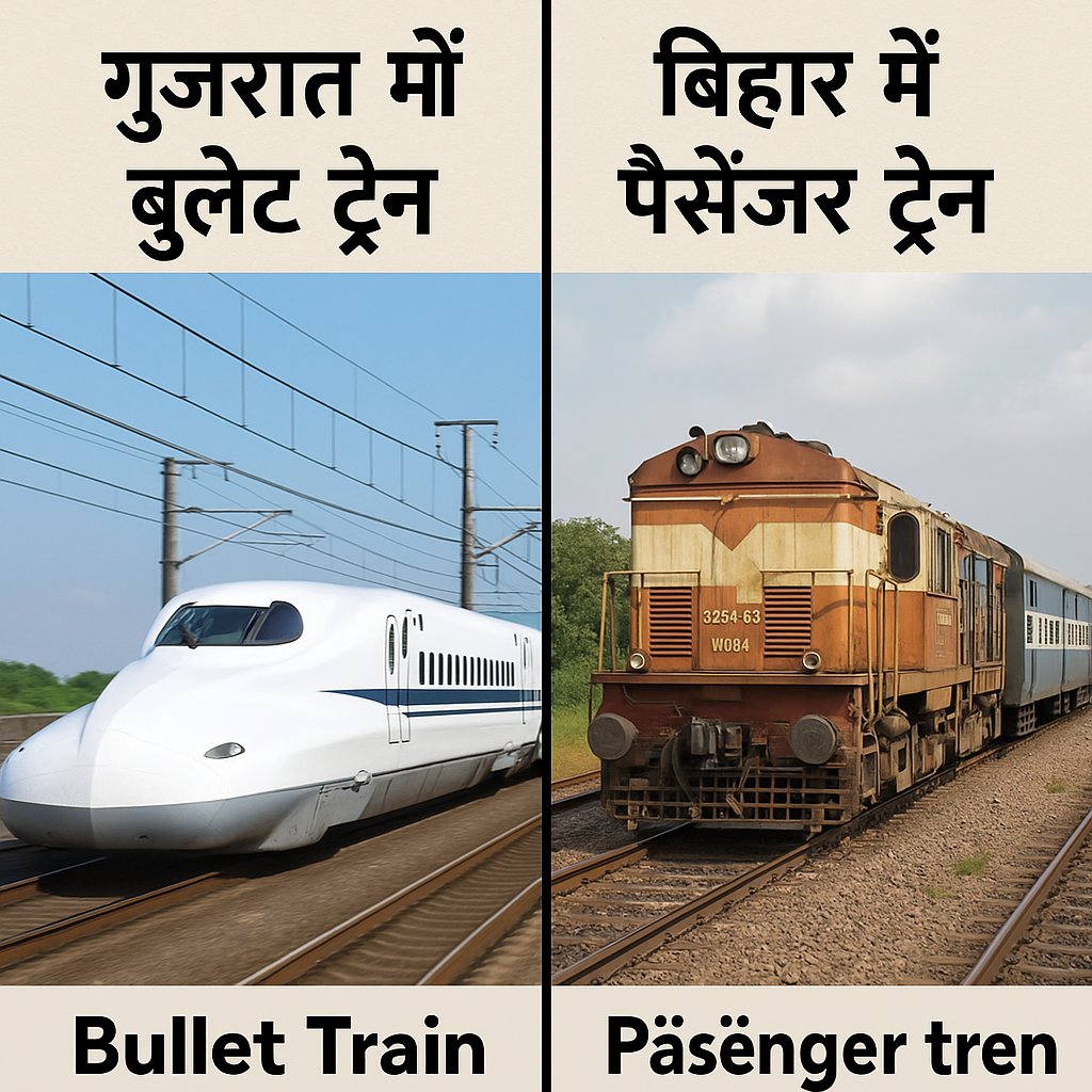 Bahari_Bihari's tweet image. गुजरात में दिया मोदी को,      बिहार ने दिया मोदी को,
2014 में 26 MP,                2014 में 31 MP
2019 में 26 MP,                2019 में 39 MP 
2024 में 25 MP,               2024 में 30 MP 

मोदी ने दिया गुजरात को!     मोदी ने दिया बिहार को!
#ModiFoolsBihar