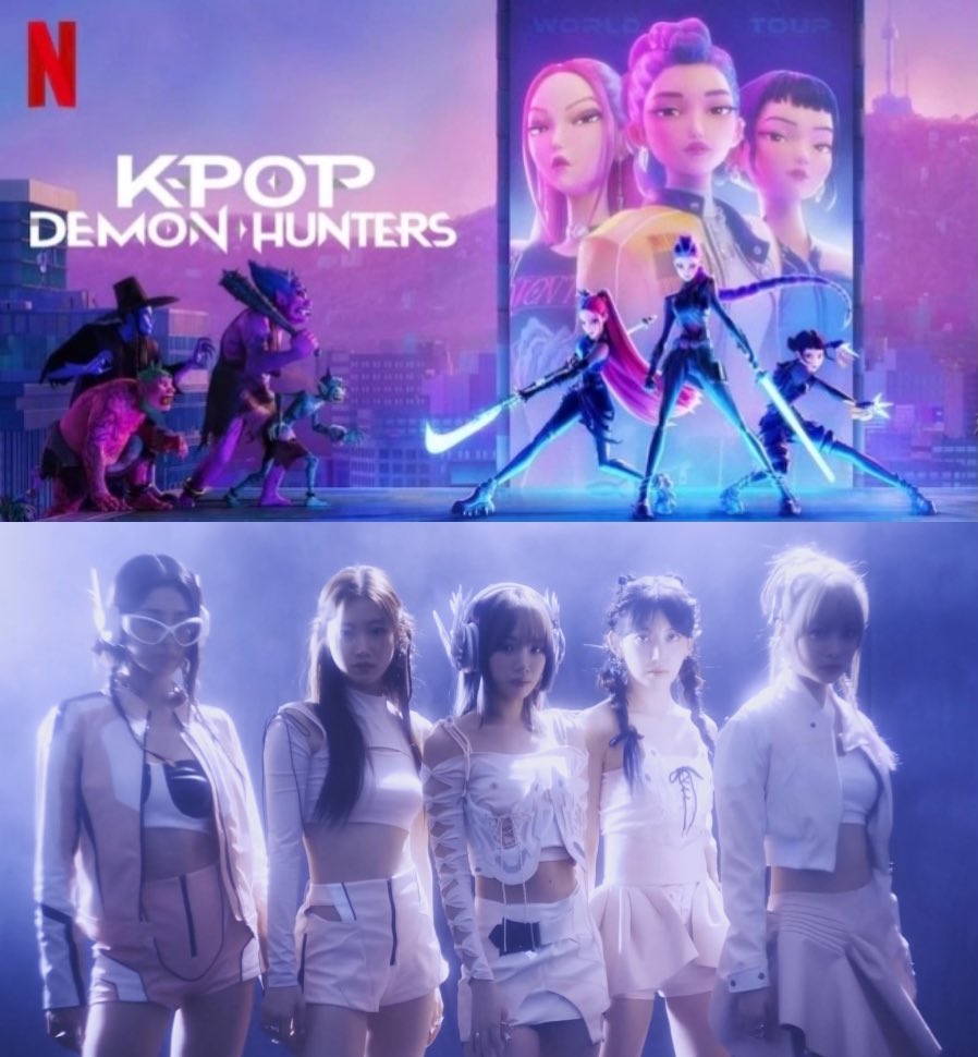 Sserafimers's tweet image. Rumi, the strong yet charming and adorable character in Netflix’s animated film K-Pop Demon Hunters, was inspired by K-pop groups, including LE SSERAFIM!

#LE_SSERAFIM #르세라핌