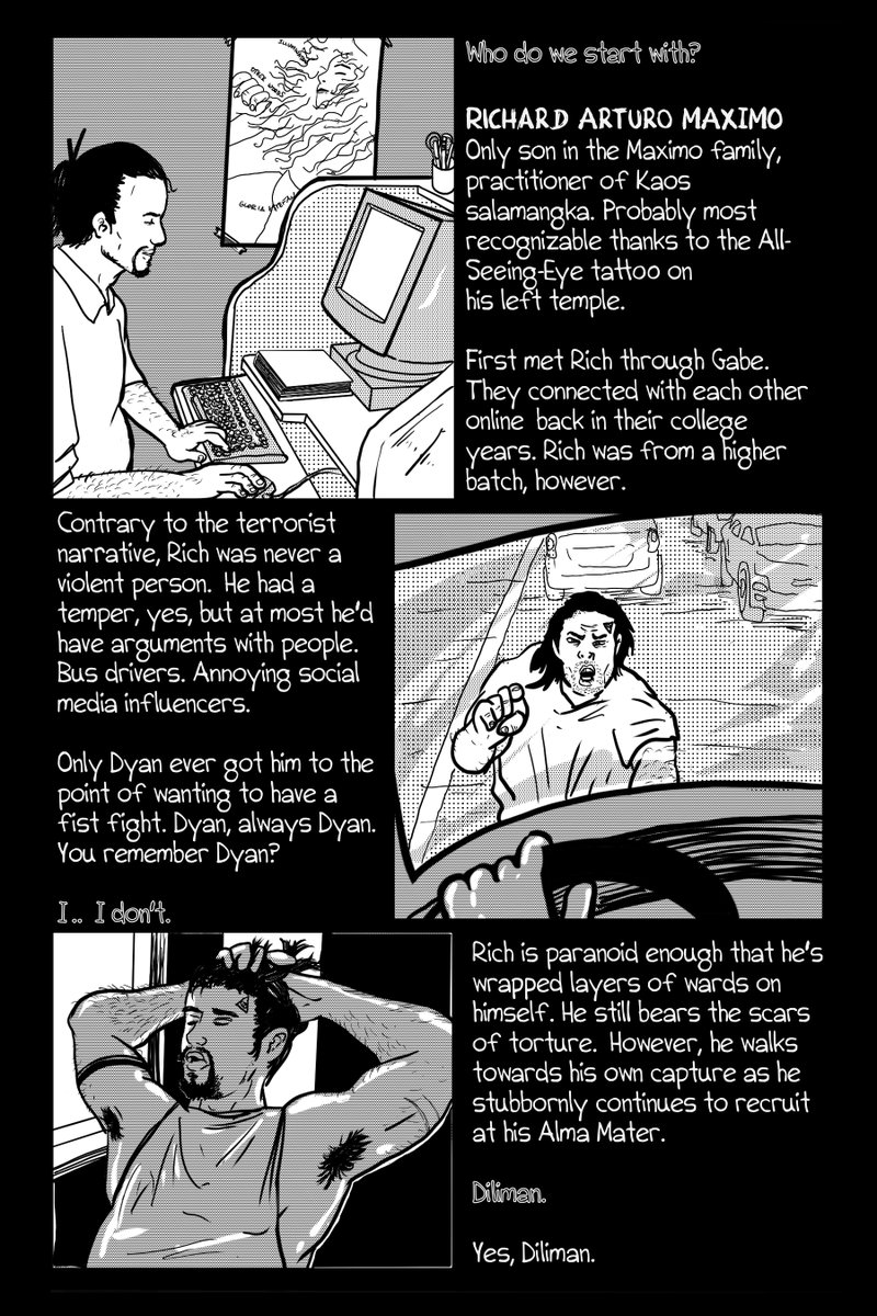 Making some adjustments to pages based on my editor's feedback.  Giving a chance for the readers to get to know the characters more too. 
#DilimanGenerationNow