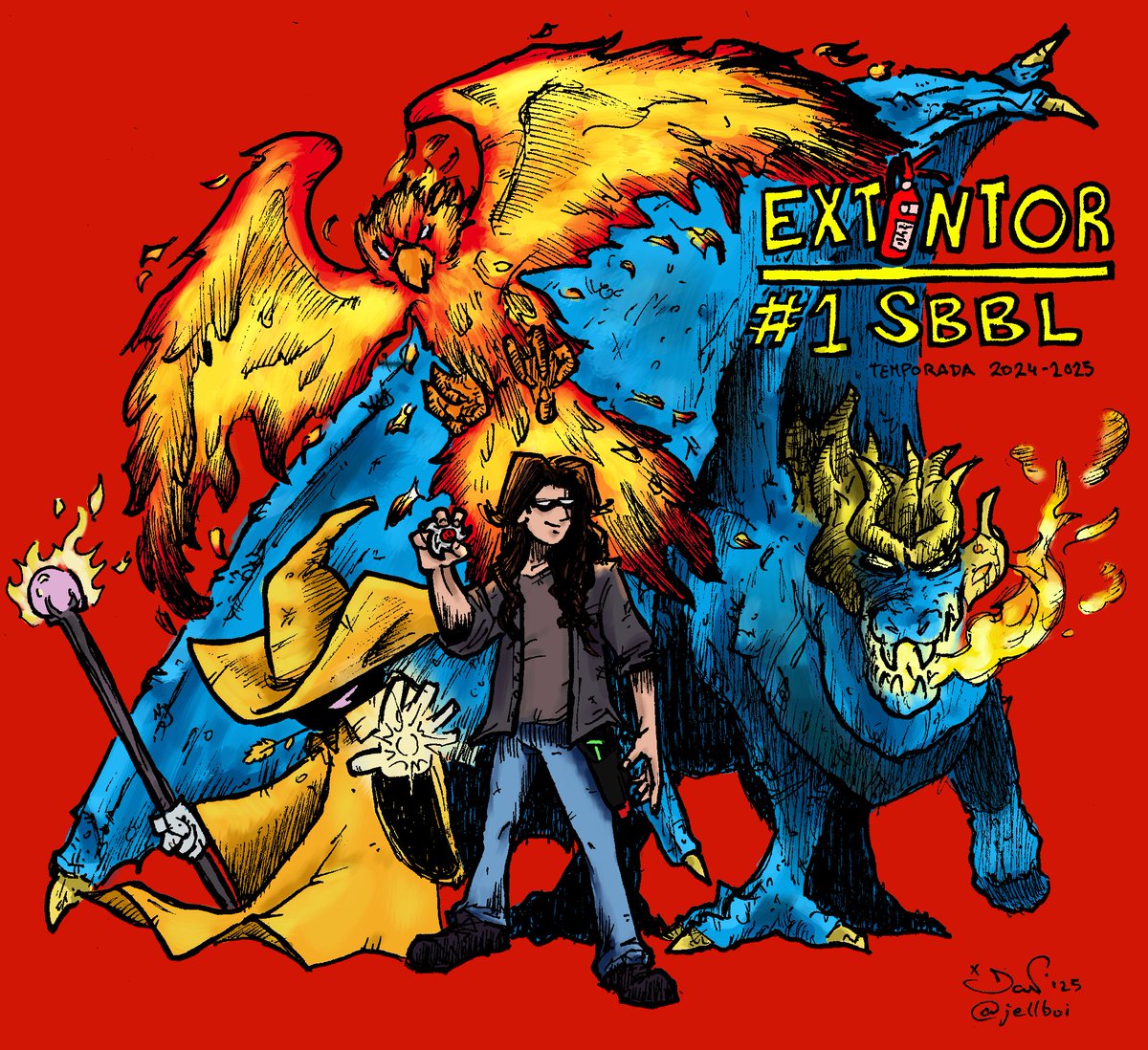 _EXTINTOR's tweet image. Regalazo que me ha hecho Jellboi con motivo del final de la primera temporada de Beyblade X de la @SBBLOficial 

El bullying que le va a hacer peonzas girar al resto de equipos de la liga la siguiente temporada va a ser para estudiarlo, cuidadito que venimos fuertes.