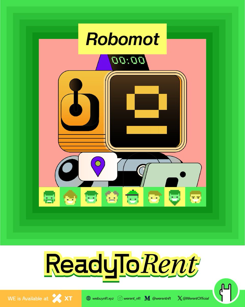 🚀 Meet Robomot: Your Task-Savvy Remote Worker from the Future

Robomot NFTs unlock access to skilled, fully doxxed professionals built for the decentralized world. Precision, versatility, and performance—now available to rent.

👉 market.werentnft.io/nft/80

#ReadyToRent