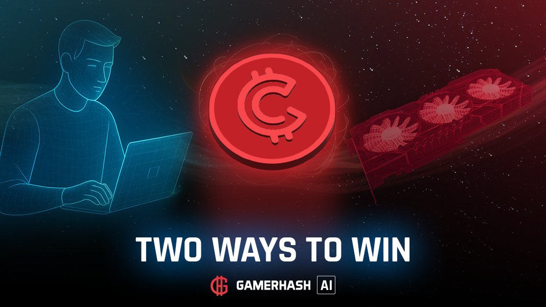 Two types of people in the AI economy:
Type 1: Uses AI tools → pays for compute power
Type 2: Provides GPU power → earns from idle hardware

GamerHash AI network connects both. 
$GHX powers the entire ecosystem.

Which type are you? 🤔