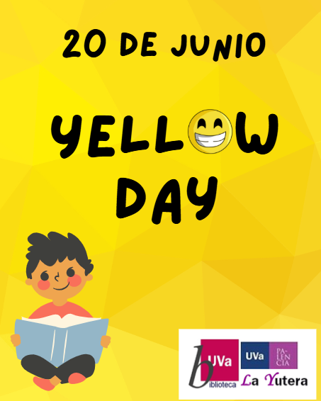 💠Hoy celebramos el Yellow Day en <a href="/LaYutera/">Biblioteca La Yutera</a> 

El día más feliz del año, según la psicología.
Cargado de factores positivos que nos inducen a un estado emocional más positivo.
😊😊🌞
Un buen plan para festejar esta fecha es disfrutar de una buena lectura😉📖
#yellowday