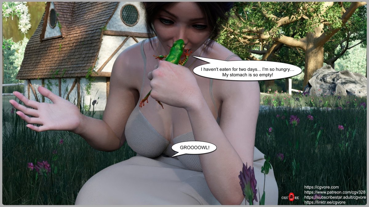 From "The Snowwhite" comic. Pages  691, 692, 693, 695. The easiest way to access my work is to subscribe to me here: CGVore on SubscribeStar.adult. If for some reason you can't do this, then You can get paid content here: cgvore.com  You can get the password for