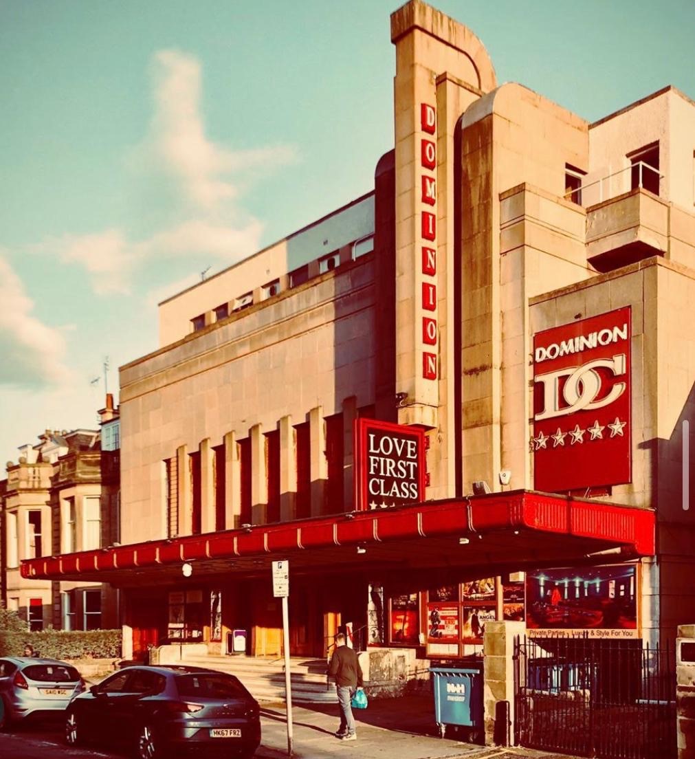Dominion Cinema, Morningside, Edinburgh. Designed in the Art Deco style by architect Thomas Bowhill Gibson. Opened 1938.