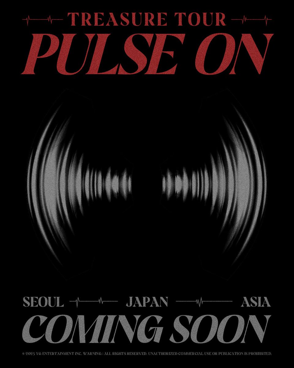 TREASURE TOUR [PULSE ON] IN JAPAN will be held from November 7 to