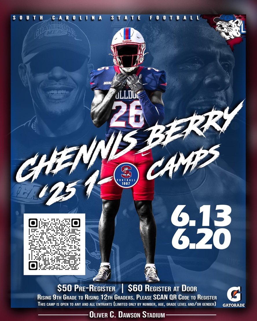 KVauls72's tweet image. I’ll be at the @SCState_Fb camp tomorrow, time to earn it! @CoachJOdaffer @Coach_Poke @coachberry77 @1luv5
