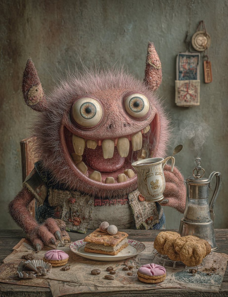The weekend is peeking around the corner like a mischievous goblin with snacks. Caffeine levels critical. Sugar levels... gloriously unhinged. 
The only thing scarier than my hair this morning? The deadline crawling closer.
Wish you a #FunnyFreakyFriday. Productivity optional,
