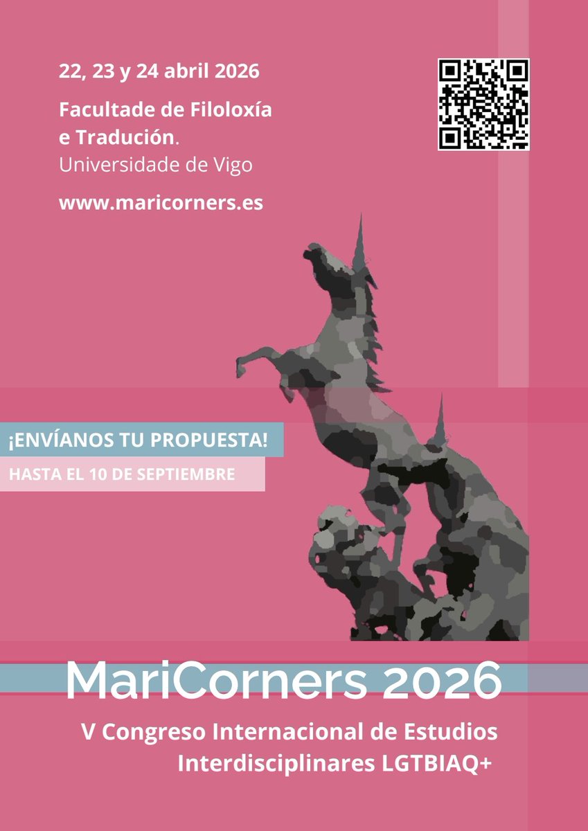 Miguel Albujer Lax (@albujerlax) on Twitter photo Recuerda: <a href="/MariCorners/">MariCorners</a> tiene abierto el CFP para su próximo congreso internacional en la Universidad de Vigo #queerstudies Recuerda: <a href="/MariCorners/">MariCorners</a> tiene abierto el CFP para su próximo congreso internacional en la Universidad de Vigo #queerstudies