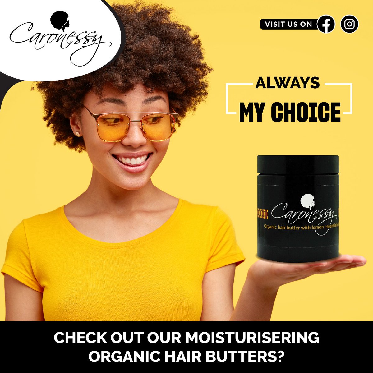 caronessy's tweet photo. "Say yes to healthy, shiny hair!  Our organic hair butter with lemon essential oil is your new must-have. Always my choice for gorgeous locks!
  #HairCare #OrganicBeauty #MoisturizeWithLove" https://t.co/BePVQywh7L