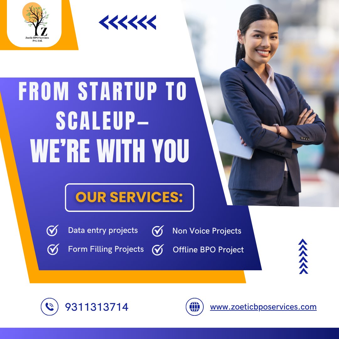 zoeticbpo's tweet image. Experience smart outsourcing with our trusted data entry solutions."
Call us: 9311313714
.
.
.
.
.
#ZoeticBPO #DataEntry #DataEntryProjects #BPO #OutsourcingSolutions #DataProcessing #SmartOutsourcing #ZoeticBPOReviews