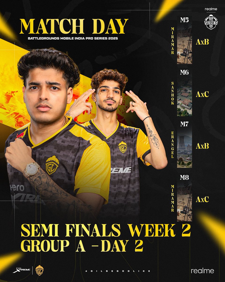 GodLike Esports (@godlike_in) on Twitter photo Fresh start today. Locked in, leveled up and ready to make the lobby loud! 🔥
#DilSeGodLike #BMPS2025 Fresh start today. Locked in, leveled up and ready to make the lobby loud! 🔥
#DilSeGodLike #BMPS2025