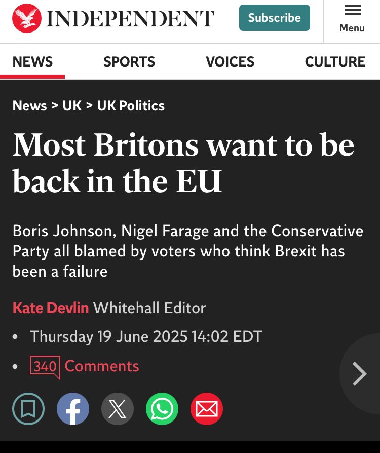 Nine years on, how do you feel about Brexit?
Leave a thought in the comments.
                       🇬🇧❤️🇪🇺
                   #ExitBrexit