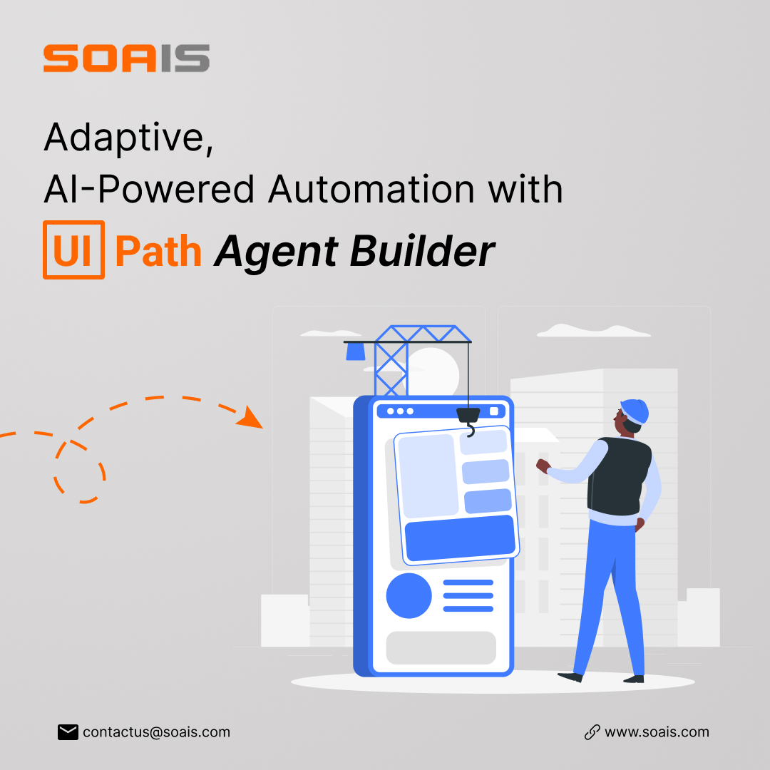 SOAISSolutions's tweet image. UiPath’s Agent Builder helps create smart assistants that understand, decide &amp;amp; escalate—without custom coding.

They are not your typical bots. They ae bringing a smarter way to bring AI into your automation workflows.

#UiPath #SOAIS #Automation #AI