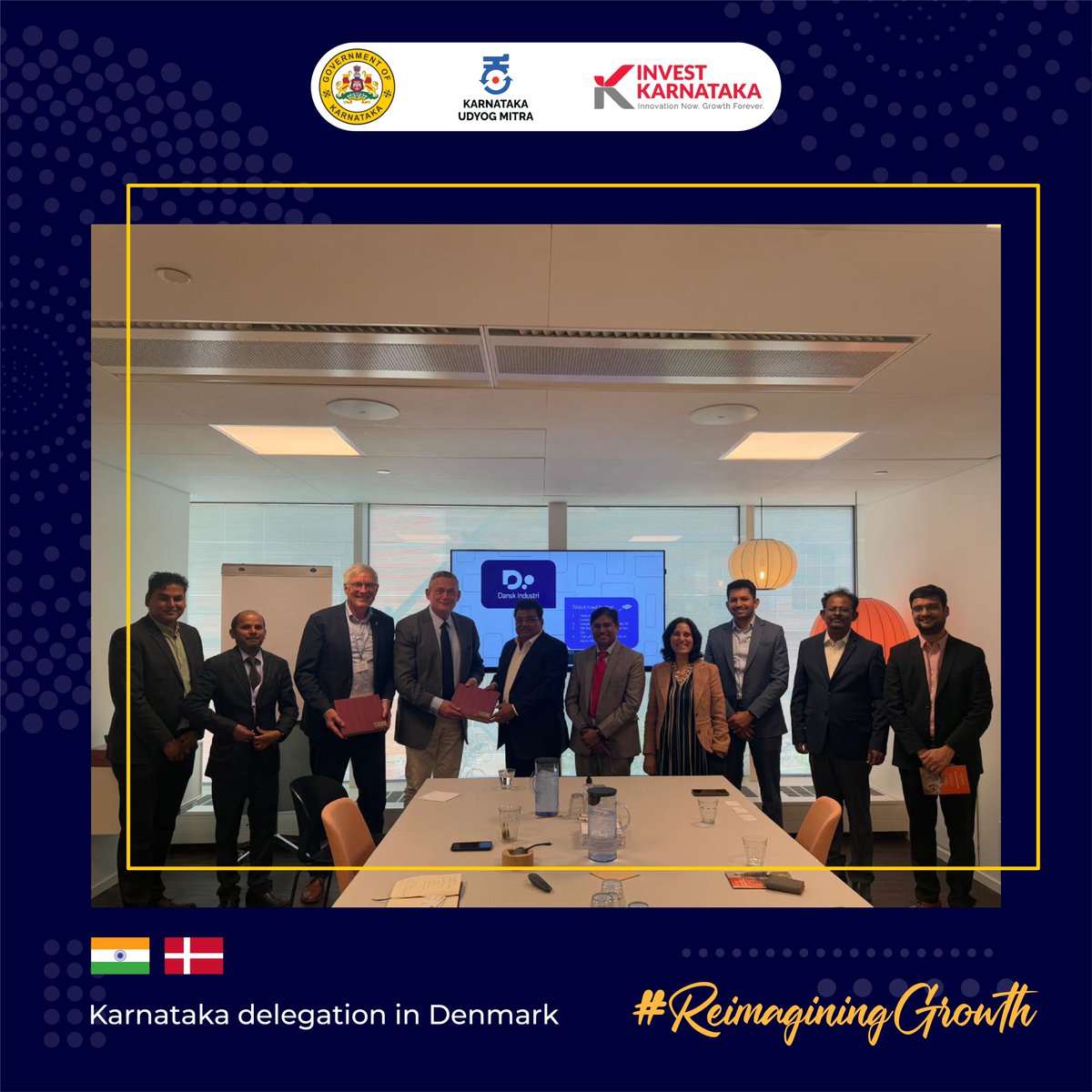 investkarnataka's tweet image. #Karnataka delegation held #discussions with DI (Confederation of Danish #Industry) and IDCC (Indian Danish Chamber of Commerce) -- key players in strengthening India–Denmark ties.

Our delegation showcased Karnataka’s innovation-driven ecosystem, investor-friendly #policies and