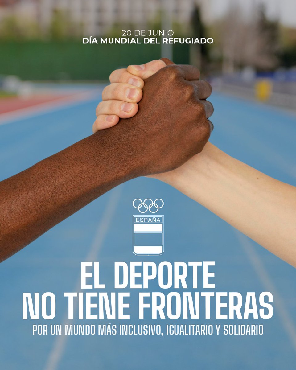 𝐄𝐋 𝐃𝐄𝐏𝐎𝐑𝐓𝐄 𝐍𝐎 𝐓𝐈𝐄𝐍𝐄 𝐅𝐑𝐎𝐍𝐓𝐄𝐑𝐀𝐒 porque a través de él buscamos un mundo más inclusivo, más igualitario y más solidario.

#DíaMundialDelRefugiado