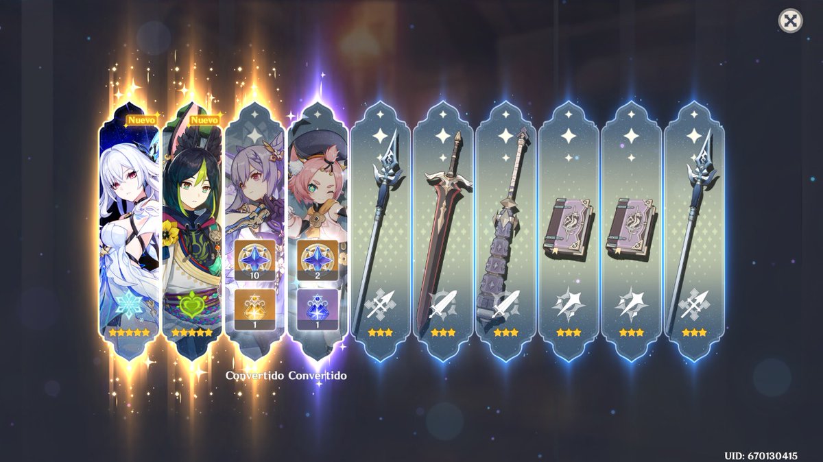 Yo pedía un doble legendario, y Mihoyo se compadeció después de perder 4 banners seguidos!! Aaaaaaaagh! 

#GenshinImpact #miHoYo #原神
