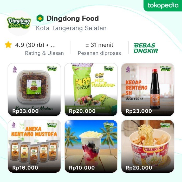 Yuk, cek produk frozen food home industri terlaris pakai promo makin hemat.

 tk.tokopedia.com/ZSktmqe9F/

#breakfast #lunch #sarapan