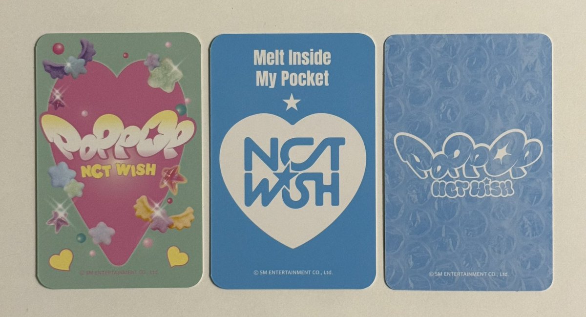 팝팝 엠디 기엽당 ♥ 나시우시포카 넘 잘샀자나요 !!
포카 뒷면도 이쁨 !-!