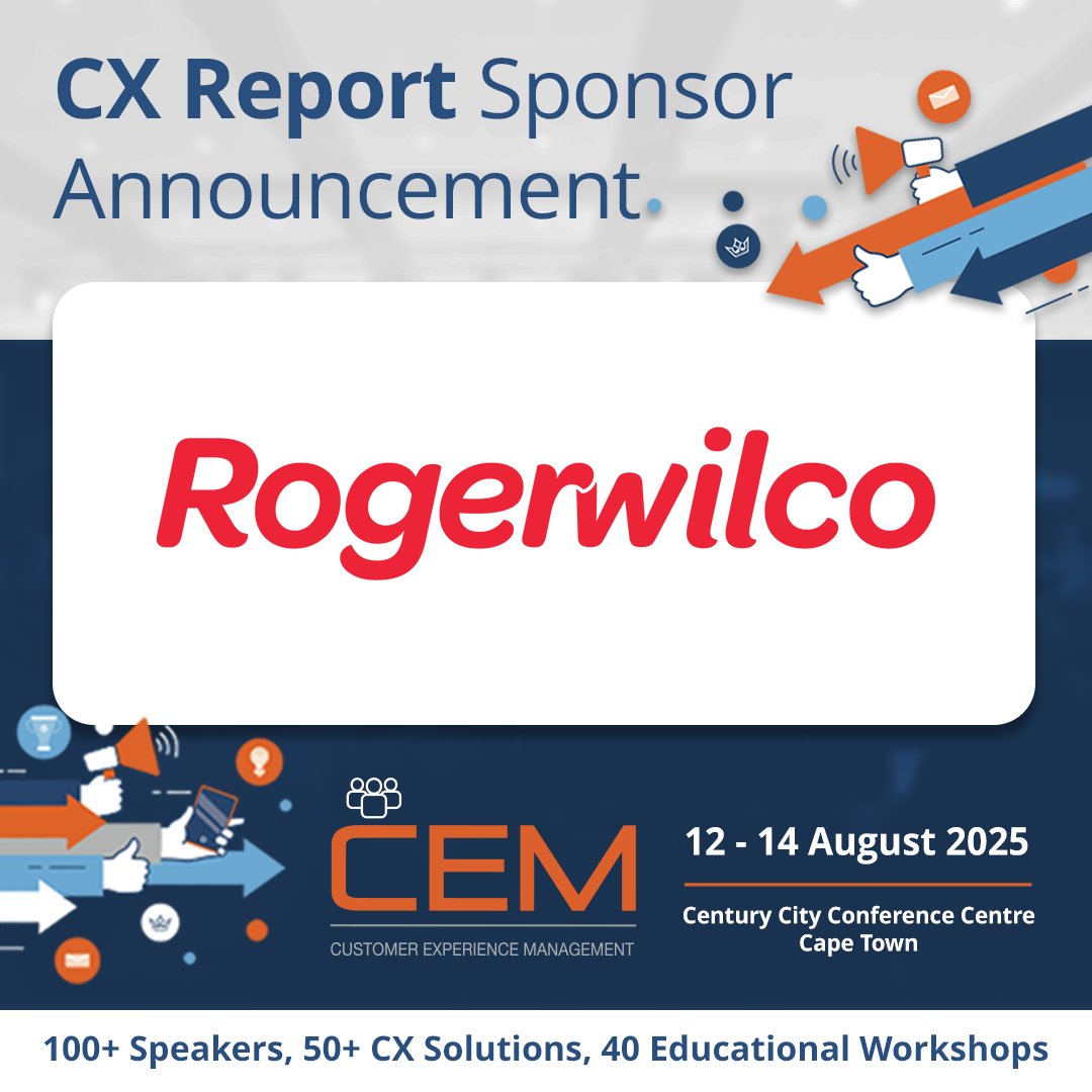 📢 CX Report Launch Announcement: Rogerwilco at CEM Africa 2025

🔗 Find Out More:
eu1.hubs.ly/H0l6dh90

🎟️ Secure Your Spot:
eu1.hubs.ly/H0l6dmQ0