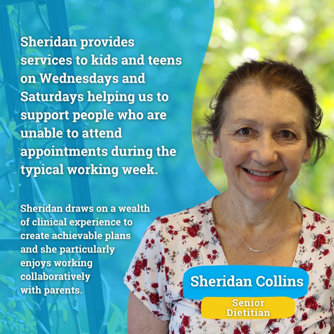 This week was Dietitian's Week!
Allowah's dietitians play a vital role in helping kids, teens and young adults with complex disability to achieve their goals. 
Click through to find out a little about our dietitians. 
#allowah #dietitian #dietitiansweek