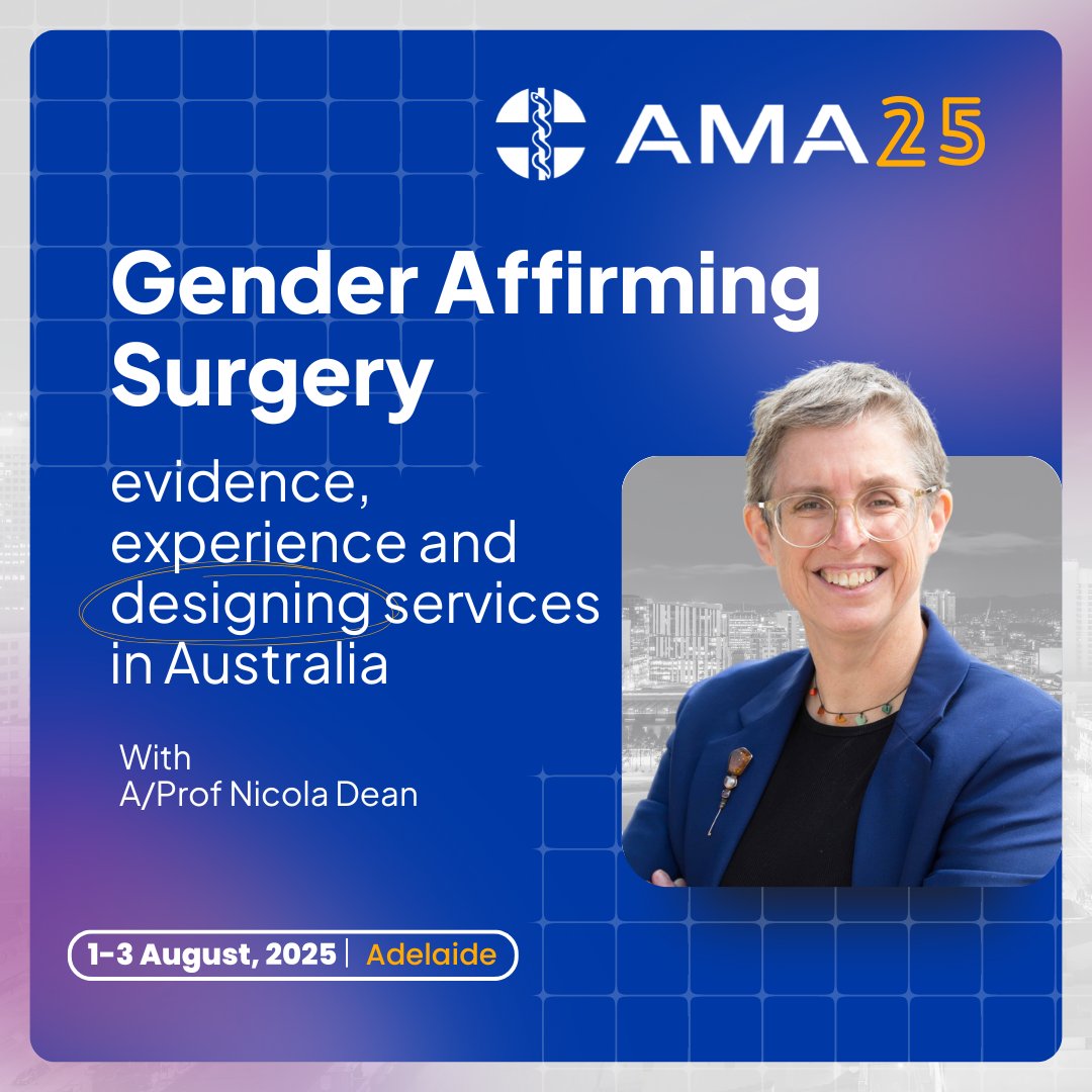 AMA25 welcomes A/Prof Nicola Dean!

Join other thought leaders at AMA25 by booking your ticket now. Save 20% using the EOFY code NATCON20 ama.com.au/ama-national-c…