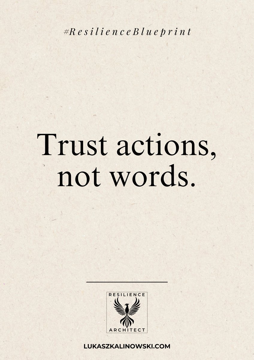 Res_Arch's tweet photo. A leader’s judgement is defined by what they believe and who they believe. Words cost nothing - behaviour tells you everything.

#ResilienceBlueprint #ResilienceWithLukasz #LeadershipTrust #ActionsOverPromises https://t.co/JUUPRMkil9