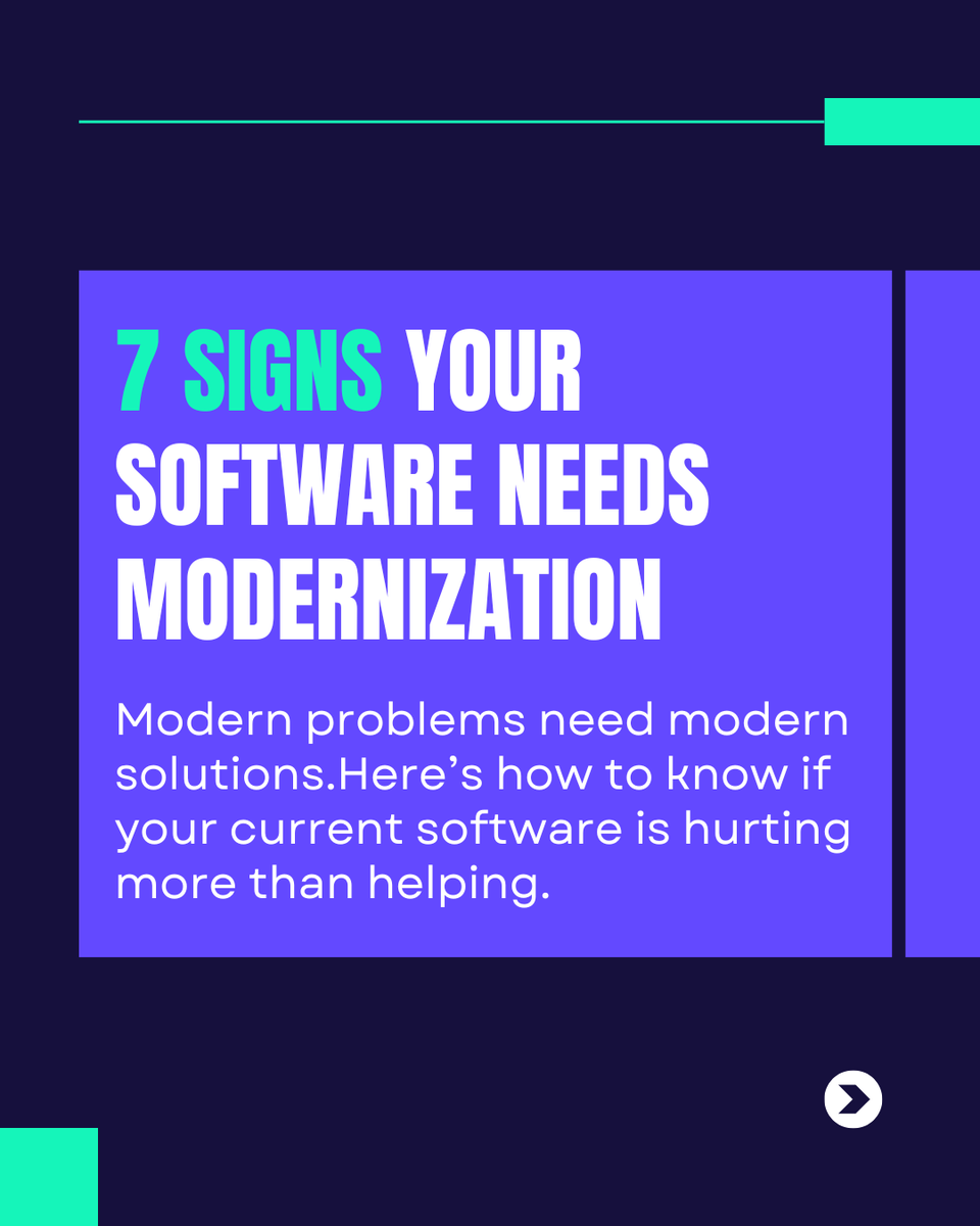 iphtechnologies's tweet image. Is your old system holding your business back?
Swipe through 7 clear signs it’s time to upgrade. 🧠
Visit - iphtechnologies.com/?utm_source=so…
#LegacySoftware #SoftwareModernization #TechUpgrade #DigitalShift #IPHtechnologies