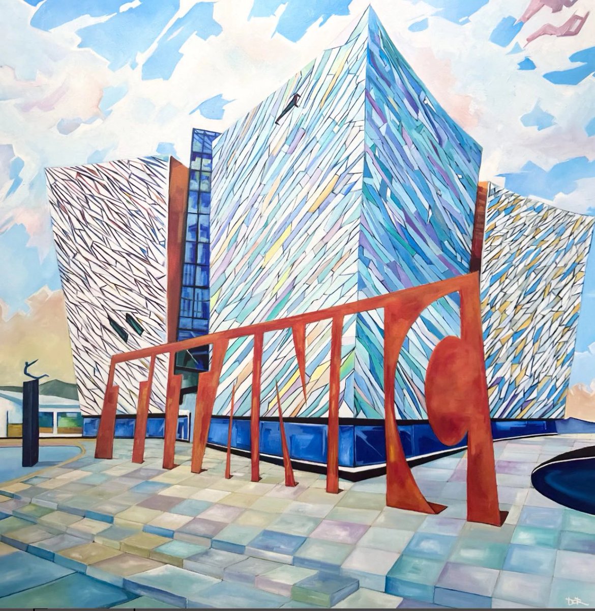eakingallery's tweet image. Desie O’Reilly
‘Titanic Centre, Belfast’
Oil on canvas
39.5” x 39.5”

eakingallery.co.uk/product/titani…

PM for further enquiries
Free UK and Ireland delivery
Viewings by appointment

#titanicquarter #whitestarline #jackdawson #titanicfan #northernireland #visitbelfast #belfastcity