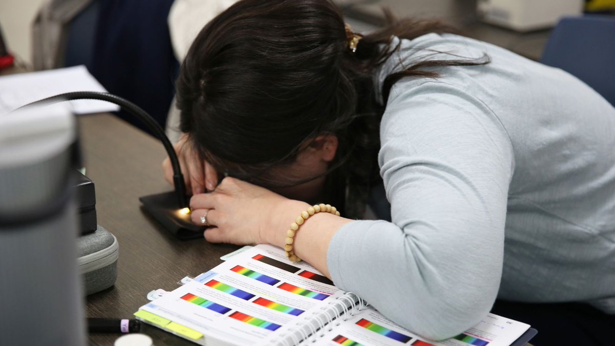 Gemmology Foundation and Gemmology Diploma examinations are taking place next week! 🤯

We know some of you are feeling nervous, but don’t panic. All your hard work, commitment, and training have helped to prepare you for this moment. 

Good luck ✨🍀

#GemAofGB #studygemmology