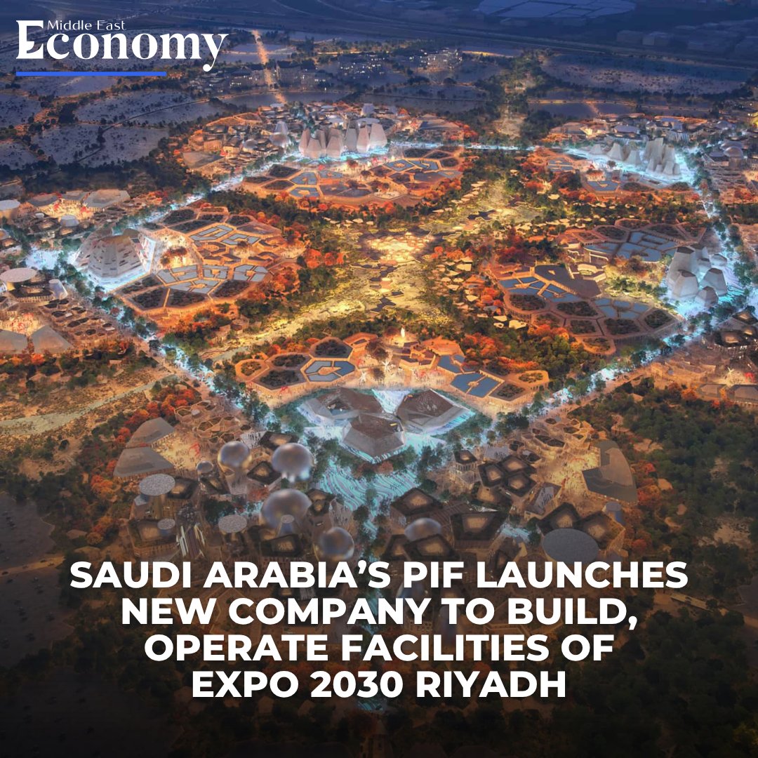 Economy Middle East (@economy_me) on Twitter photo Saudi Arabia’s Public Investment Fund (<a href="/PIF_en/">Public Investment Fund</a>) recently announced the launch of its Expo 2030 Riyadh Company (ERC) to build and operate the facilities of the event, Saudi Arabia’s first World Expo, as well as preserving the legacy of the event.
Read more: Saudi Arabia’s Public Investment Fund (<a href="/PIF_en/">Public Investment Fund</a>) recently announced the launch of its Expo 2030 Riyadh Company (ERC) to build and operate the facilities of the event, Saudi Arabia’s first World Expo, as well as preserving the legacy of the event.
Read more:
