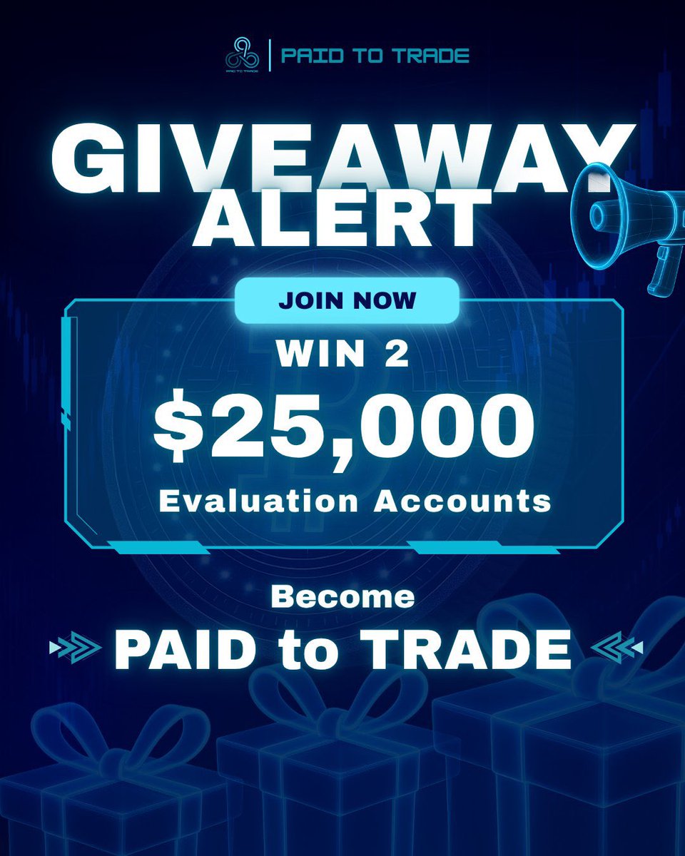 🎁 GIVEAWAY 🎁
         2x $50k  
Follow: 
<a href="/Deedart_/">⩙ Deedart ⩙</a> 
<a href="/paidtotradefx/">Paid Trade</a>  
Like &amp; Rt ,tag 4 traders
Follow &gt; <a href="/Tradersdorm1/">𝓣𝓡𝓐𝓓𝓔𝓡𝓢𝓓𝓞𝓡𝓜</a> |<a href="/Simple_BoyFx/">SHI'A ~ BOY 🤝</a> | <a href="/NufyFx/">Nafisa🥀</a> | <a href="/TxcryptFx/">Phaada Abraham (The Inner Circle Trader)</a> <a href="/Isabelloisa1/">Engineer ISASKI</a> 

🔸Follow: instagram.com/paidtotrade_fx/
🔸Telegram: t.me/paidtotrade
🔸Discord: discord.gg/eaCjrHdDSe
