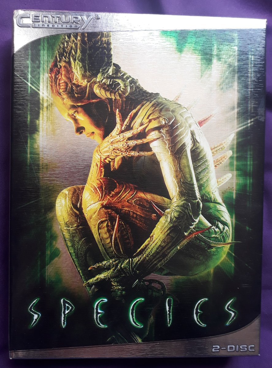 the other movie I (finally !!) added to my collection is the scifi horror  classic SPECIES (1995) about a female alien in human disguise named Sil (Natasha  Henstridge 🙏😍) who seduces and, image size:887x1200