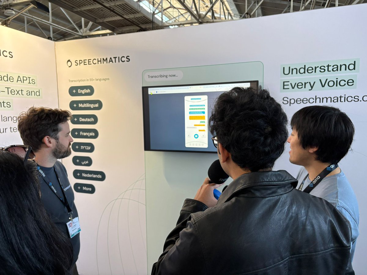 World Summit AI, that's a wrap 🎬

What a gathering of some of the world's most brilliant minds!

Our booth was absolutely PACKED from start to finish and we've come away with so many takeaways for building the tech of the future.

Top 3 takeaways for Voice AI 🧵👇

#WSAIUS