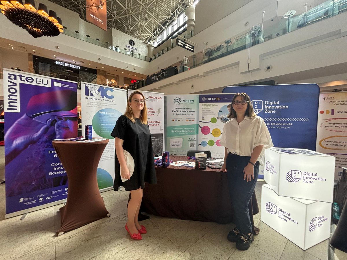 VELES (@veleshub) on Twitter photo On June 4, our Consortium Partners at <a href="/ImagoMol/">Cluster Imago-Mol</a> proudly represented #VELES at Technoves - a dynamic tech and innovation exhibition hosted by the Universitatea TehnicΔ βGheorghe Asachiβ din IaΕi, Romania.
#VELES #smarthealth On June 4, our Consortium Partners at <a href="/ImagoMol/">Cluster Imago-Mol</a> proudly represented #VELES at Technoves - a dynamic tech and innovation exhibition hosted by the Universitatea TehnicΔ βGheorghe Asachiβ din IaΕi, Romania.
#VELES #smarthealth