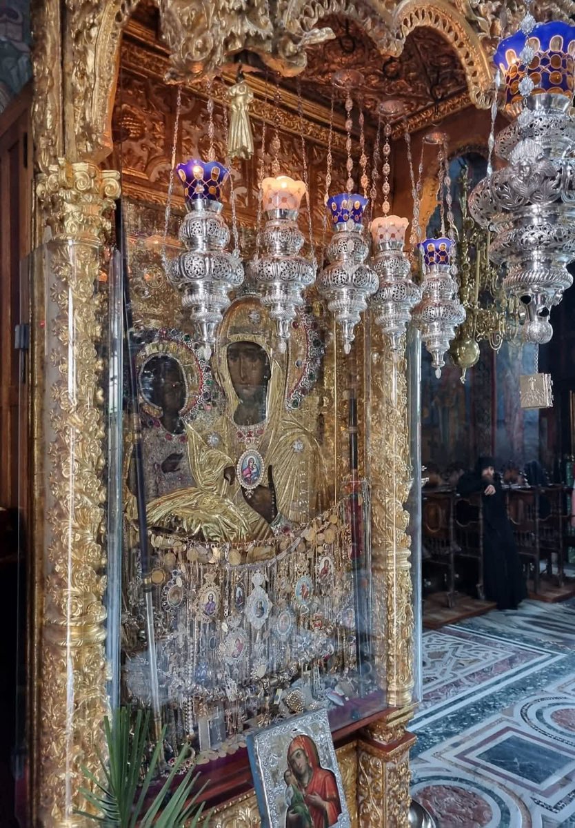 Икона Пресвете Богородице Тројеручице, Игуманије манастира Хиландара ☦️