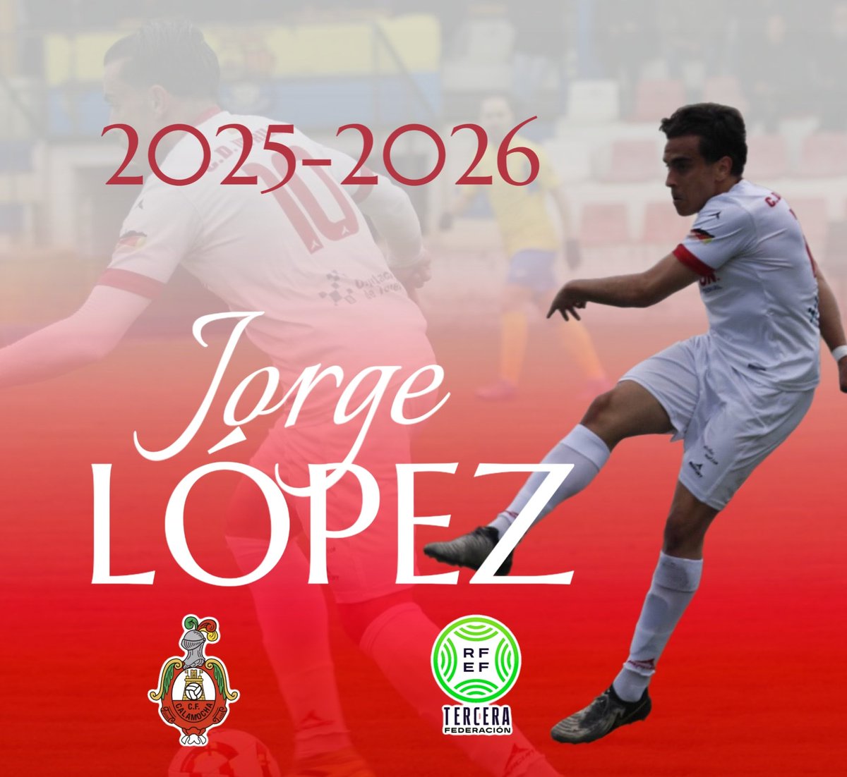 TERCERA | FICHAJE  🔴⚪

JORGE LÓPEZ
 
Se une al proyecto un medio de carácter y asentado en la categoría. Jugador de recorrido, con gran golpeo de balón y mucha influencia en el juego. Disfrutaremos con él.

📅 25 años
📍 Centrocampista 
🔙 <a href="/cdutrillas1958/">CD Utrillas</a>

Bienvenido López!!!