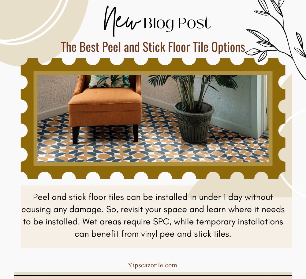 The Best Peel and Stick Floor Tile Options💡
Peel and stick floor tiles install in under a day without damage. Use SPC in wet areas and vinyl tiles for temporary setups.
Discover More>>👉tinyurl.com/2b2wtrjn

#tileadhesive #walldecor #peelandsticktiles #homedesign #tiles