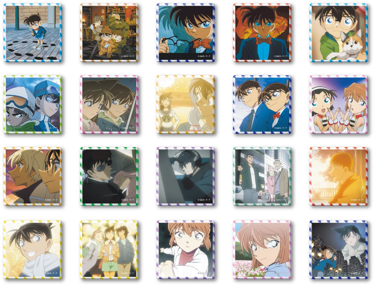 ◢◤メモリアルシーングッズ◢◤ ＃名探偵コナン TDメモリアル缶バッジ