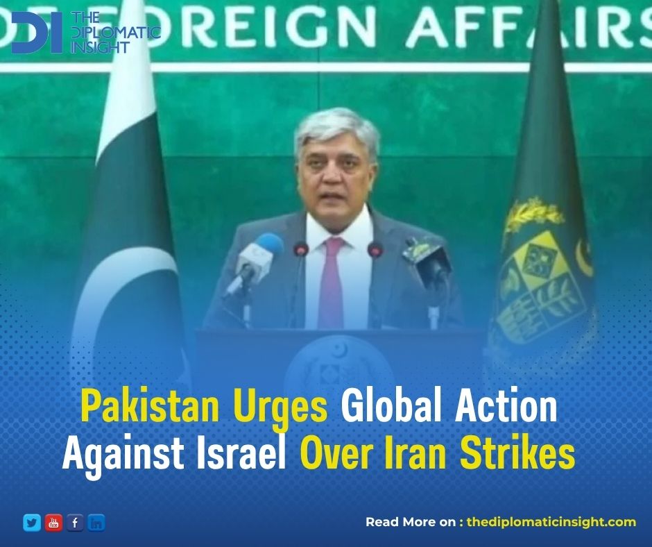 Pakistan has strongly condemned Israel’s recent 

military actions against Iran, labeling them as 

unjustified, illegal, and a direct violation of international 

norms.

thediplomaticinsight.com/pakistan-urges…

#Pakistan #Iran #IranVsIsrael #iranisraelwar #Israel